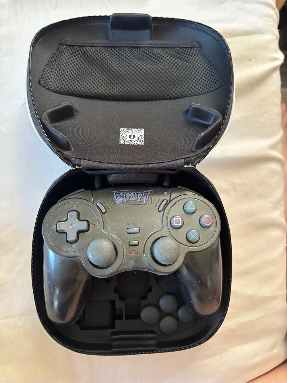 Sony Predator Wireless Controller in Black and Gray with extra case